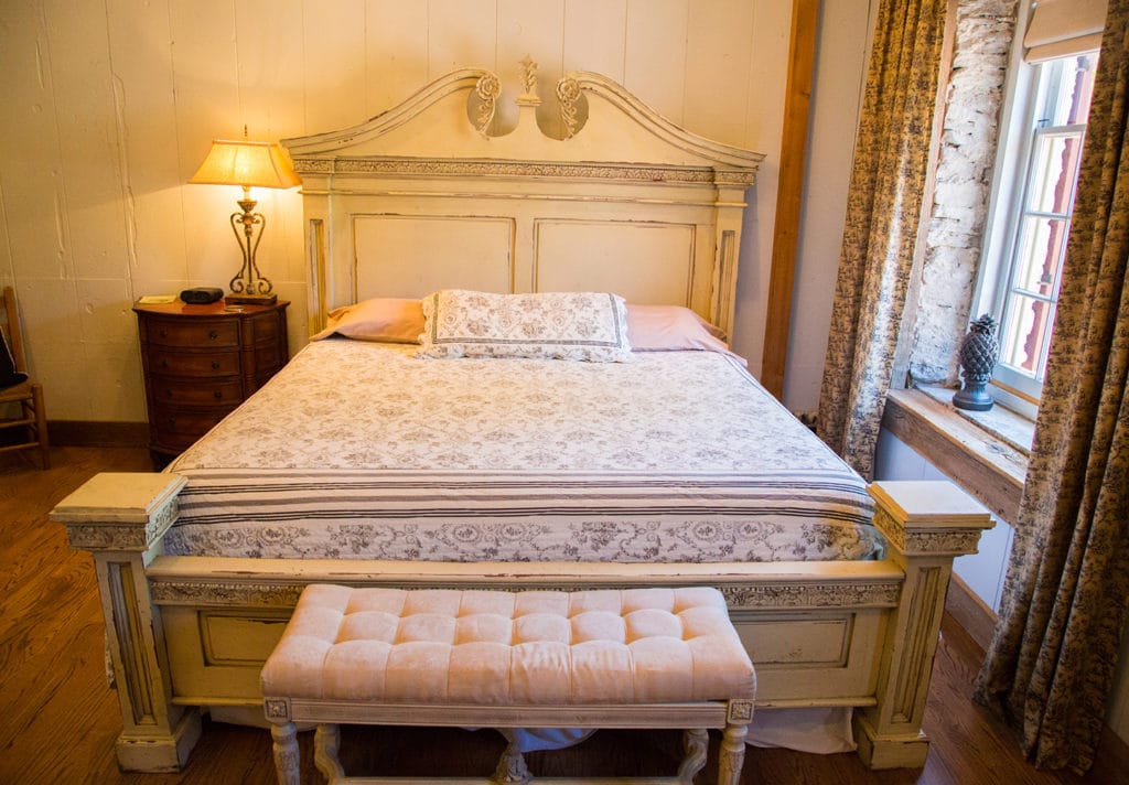 The French Colonial Suite of Boone's Colonial Inn in St Charles MO | Providing luxury and comfort in a historic colonial inn.